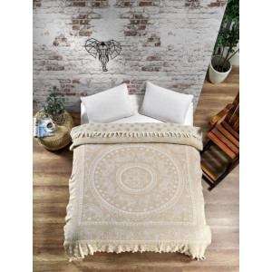 Луксозно одеяло в бежово Elephant