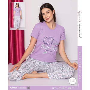 Дамска пижама Пърпъл L Дамска пижама Пърпъл L