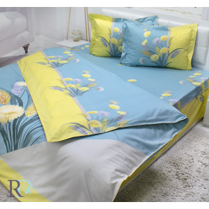 Спален комплект от Памучен Сатен - Поля Спален комплект от Памучен Сатен - Поля