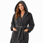 Халат от бамбук в скандинавски стил Антрацит - S/M