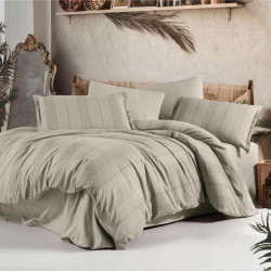 Спален комплект Памук - бежово