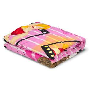 Детска завивка памучна Princess yellow