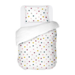 Комплект чаршафи за дете от ранфорс Dots