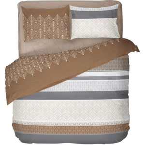 Двоен спален комплект Brown - Ранфорс 