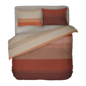 Двоен спален комплект в теракота Нептун - Ранфорс