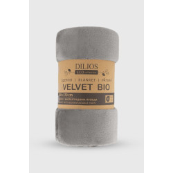 Сиво одеяло от биоразградим текстил