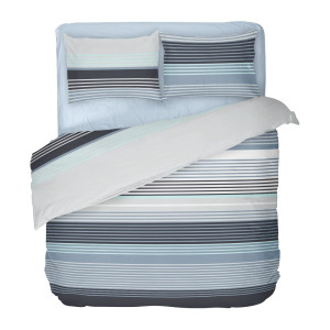 Двоен спален комплект Синьо - Ранфорс