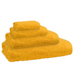 Памучна Хавлиена кърпа Лео релефна 30х50 Yellow