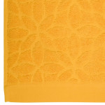 Памучна Хавлиена кърпа Лео релефна 30х30 Yellow