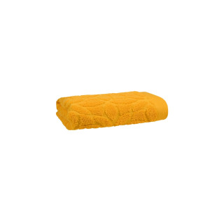 Памучна Хавлиена кърпа Лео релефна 30х50 Yellow