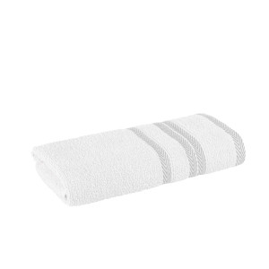 Бяла хавлиена кърпа 50/90 Crystal