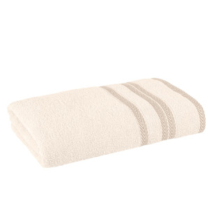 Екрю хавлиена кърпа за тяло Crystal