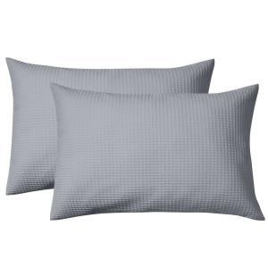2 броя Декоративни калъфки за възглавница - Сиво