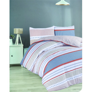 Спален комплект с олекотена завивка Creation - червено и синьо Спален комплект с олекотена завивка Creation - червено и синьо