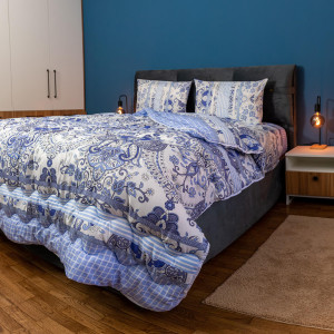 Спален комплект Сини фигури