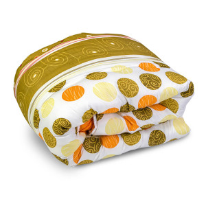 Микрофибърна олекотена завивка Свеж портокал