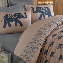 Двоен спален комплект Слонове - Ранфорс