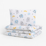 Бебешки спален комплект Овчици - Фин памук