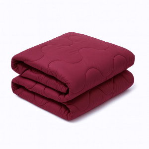 Зимна олекотена завивка КОМФОРТ бордо - 150х210 см.