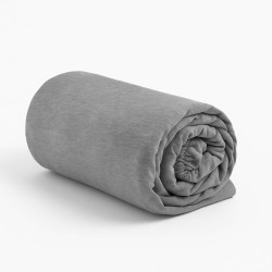 Чаршаф с ластик от трико Serenity - сив