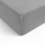 Чаршаф с ластик от трико Serenity - сив