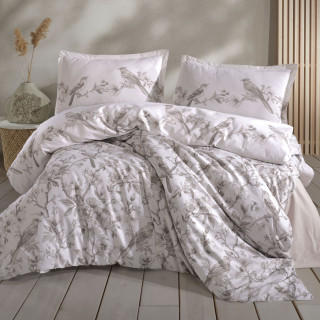 Луксозен спален комплект 5 части Мевлин - Сатениран ранфорс