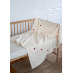 Меко бебешко одеяло със сърчица Уелсофт