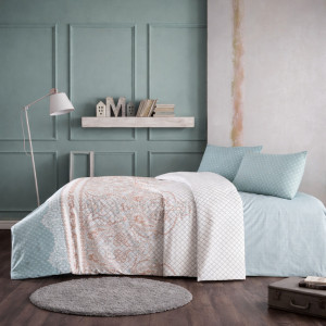 Единичен спален комплект с ластик Верде