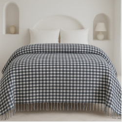 Памучно одеяло в черно 150х210 см.