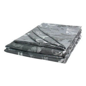 Памучен спален комплект Летисия сив