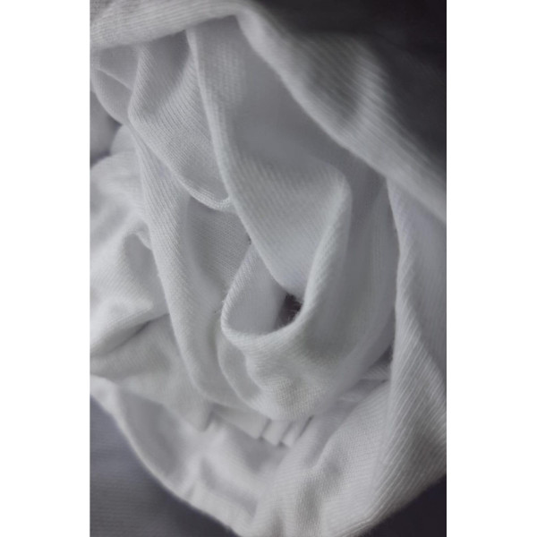 Бял чаршаф с ластик - Bianco