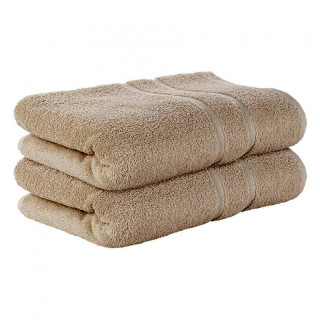 Памучни хавлиени кърпи за ръце - 2 бр, бежови