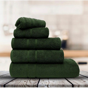 Тъмно зелена хавлиена кърпа 30/50 Уестлайн Тъмно зелена хавлиена кърпа 30/50 Уестлайн
