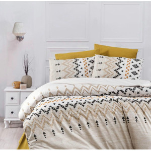 Единичен спален комплект Symbol - сатениран ранфорс