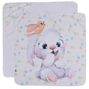 Бяла хавлия за бебе Bunny Бяла хавлия за бебе Bunny