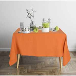 Оранжева покривка за маса Тринити 100х150 см. 