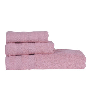Памучна хавлиена кърпа в розово 50/80 Афродита