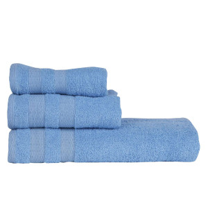 Памучна хавлиена кърпа в синьо 30/50 Афродита Памучна хавлиена кърпа в синьо 30/50 Афродита