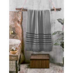 Сива кърпа за плаж Пещемал 