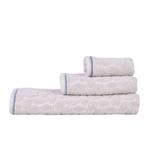 Хавлиена кърпа релефна Stone 30х50 Ecru Хавлиена кърпа релефна Stone 30х50 Ecru