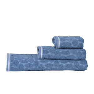 Хавлиена кърпа релефна Stone 30х50 Petrol Хавлиена кърпа релефна Stone 30х50 Petrol