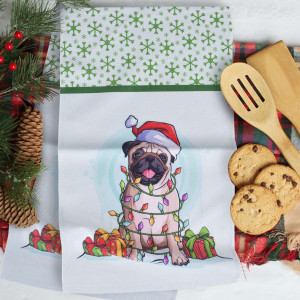 Кърпа Christmas Dog 30х50 Кърпа Christmas Dog 30х50