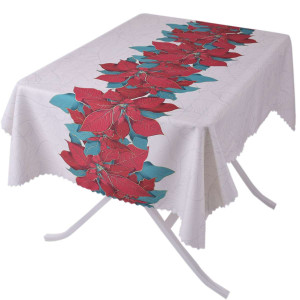 Коледна покривка Flowres - 100х150 см. Коледна покривка Flowres - 100х150 см.