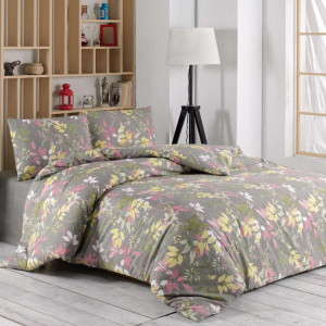 Памучен спален комплект Flowers, единичен