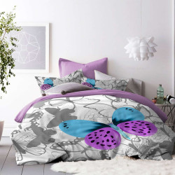 Единичен спален комплект Пипи -Ранфорс