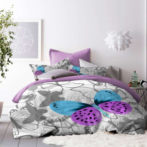 Единичен спален комплект Пипи -Ранфорс