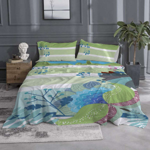 Единичен спален комплект Пасифик -Ранфорс