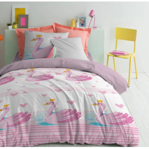 Детско спално бельо Лебеди