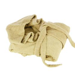 Памучен халат за баня - Капучино