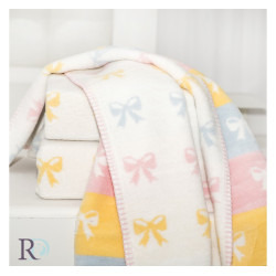 Памучно бебешко одеяло Рибонс